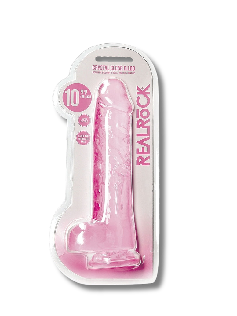 10" Crystal Clear Dildo