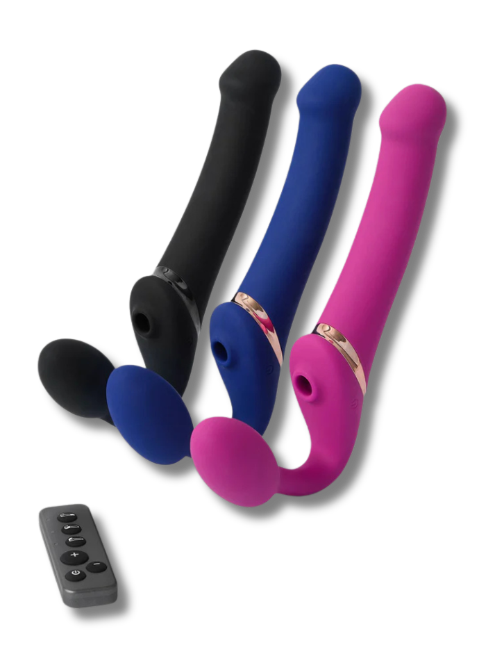 Multi Orgasm Bendable Strapless Strap On