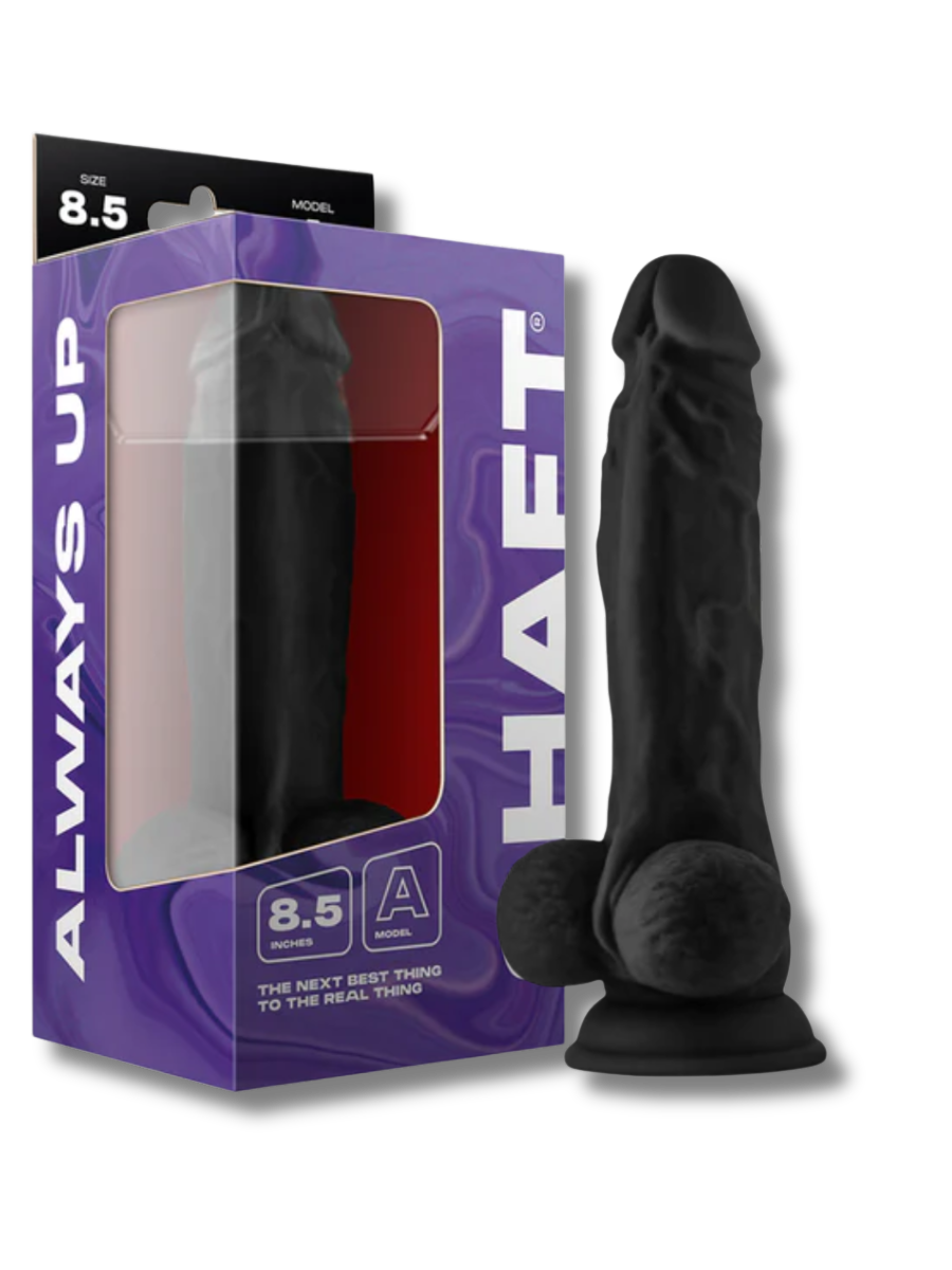 8.5” Silicone Dual Density Dildo - Model A