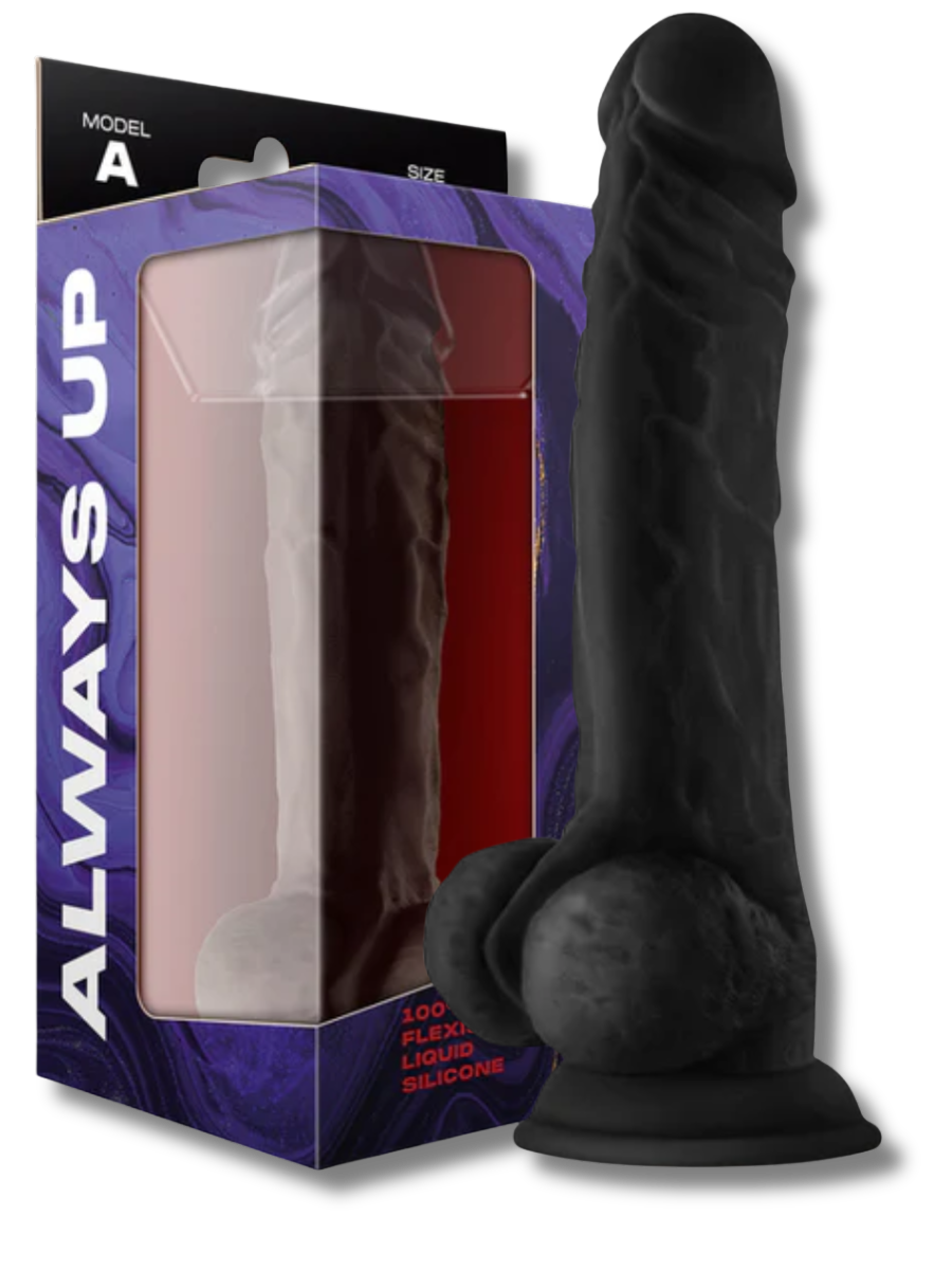 10.5” Silicone Dual Density Dildo - Model A