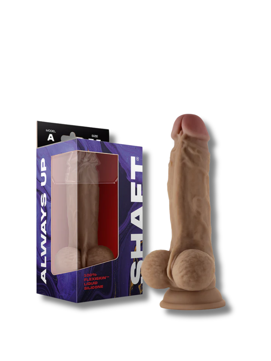 7.5” Silicone Dual Density Dildo - Model A
