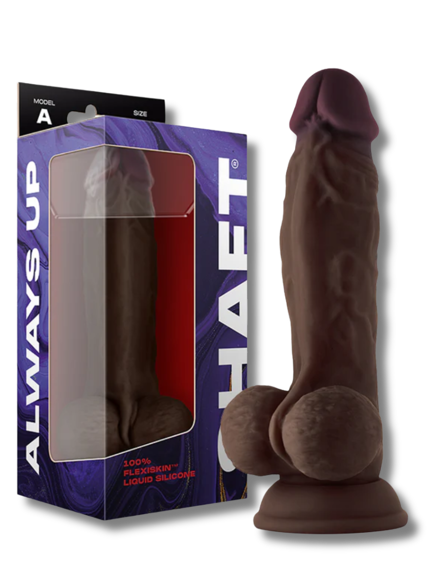 9.5” Silicone Dual Density Dildo - Model A