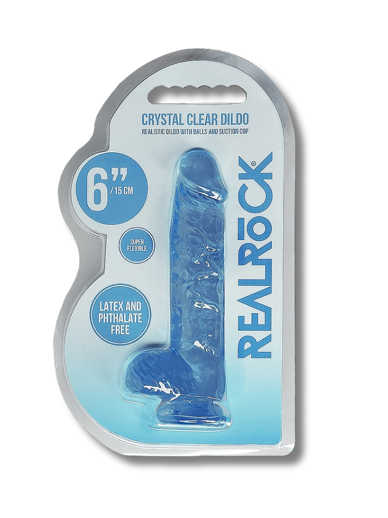 6" Crystal Clear Dildo