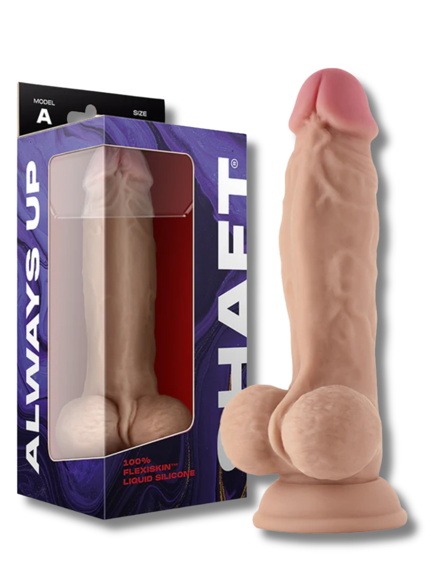 9.5” Silicone Dual Density Dildo - Model A