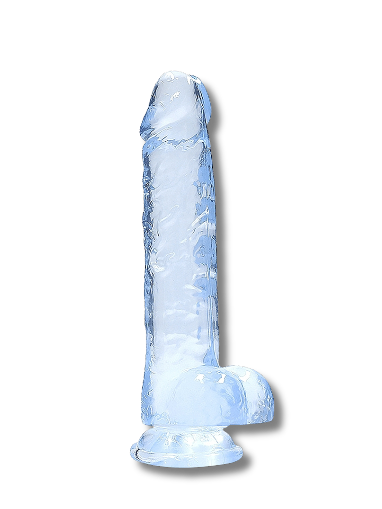8" Crystal Clear Dildo