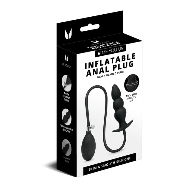Me You Us Inflatable Beaded Anal Plug