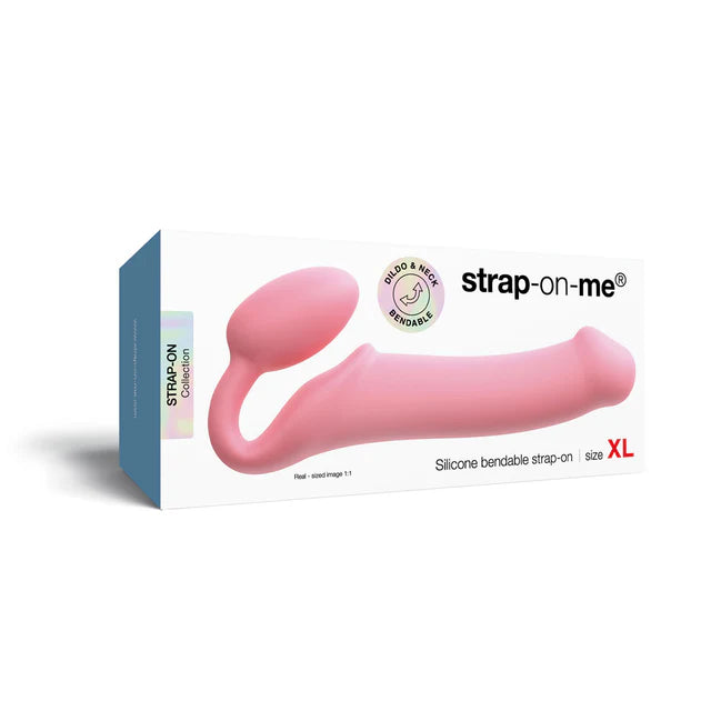 Strap-On-Me Silicone Bendable Strapless Strap-On Pink