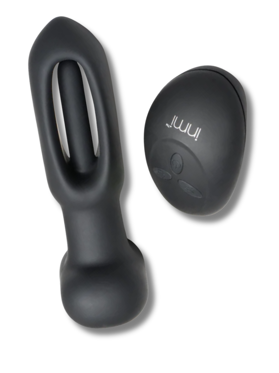 Flickers Bum Flick Flicking & Vibrating Silicone Butt Plug with Remote