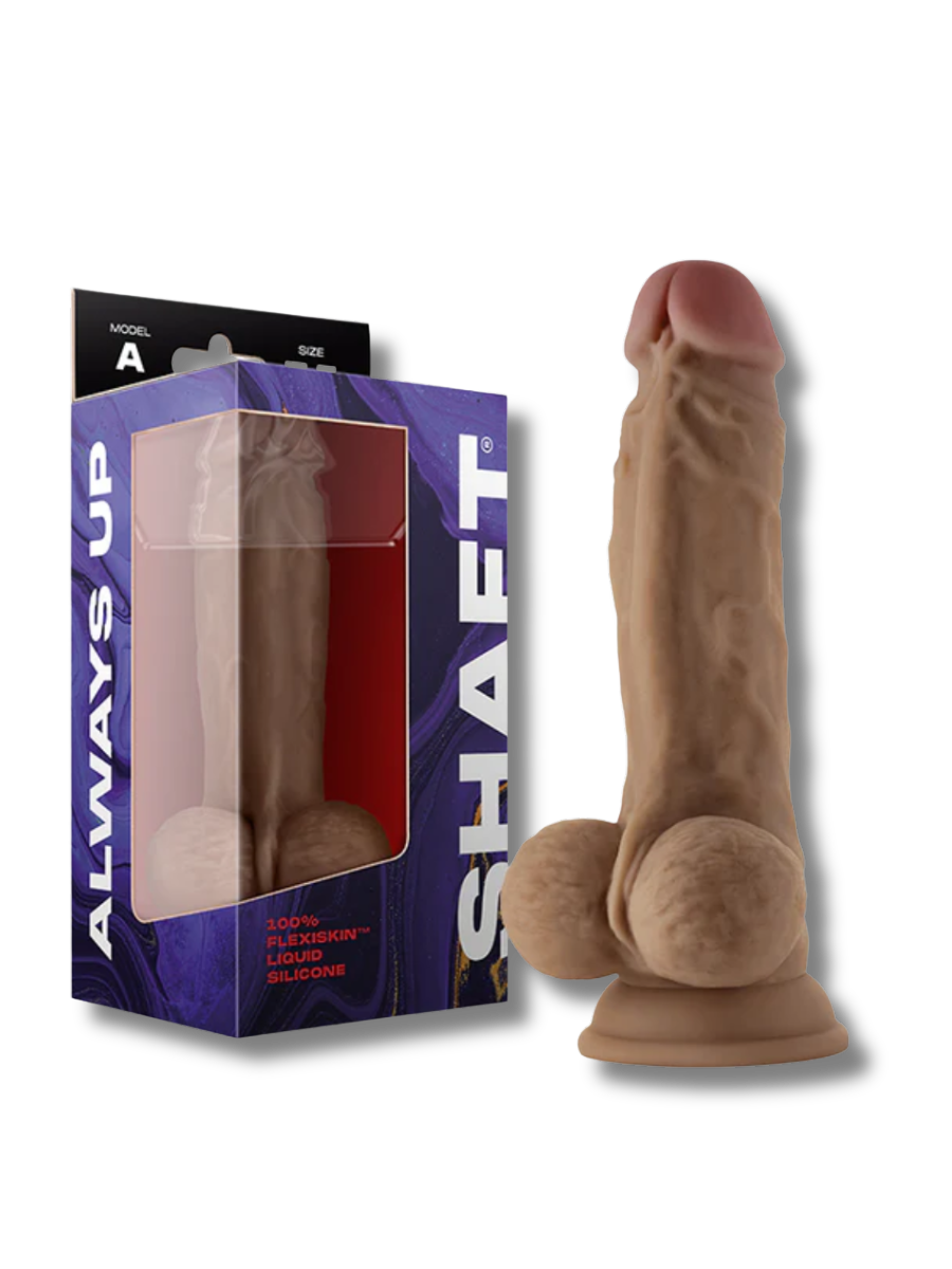 8.5” Silicone Dual Density Dildo - Model A