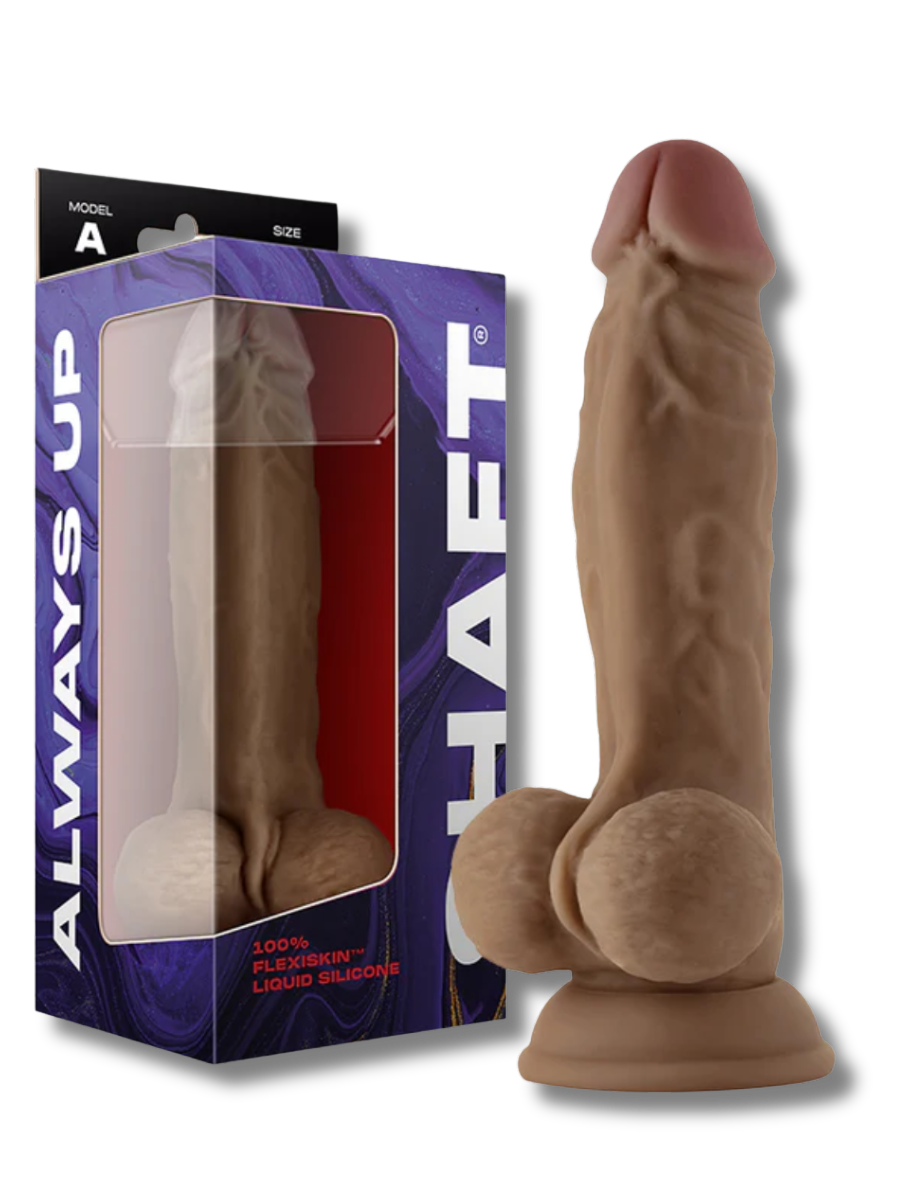 9.5” Silicone Dual Density Dildo - Model A