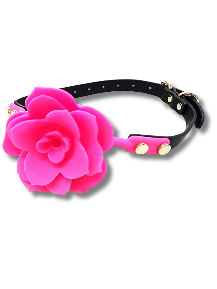 Rose Flower Ball Gag Silicone