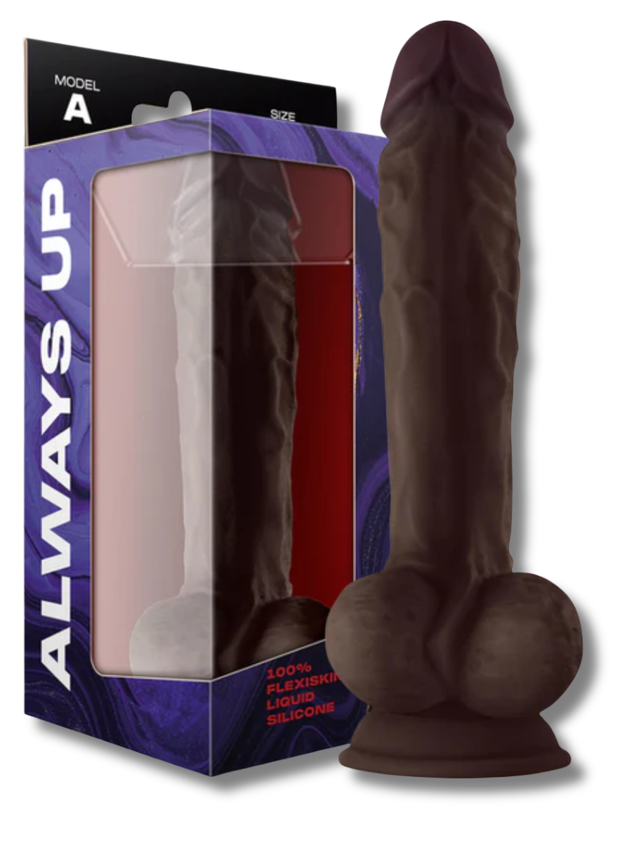 10.5” Silicone Dual Density Dildo - Model A
