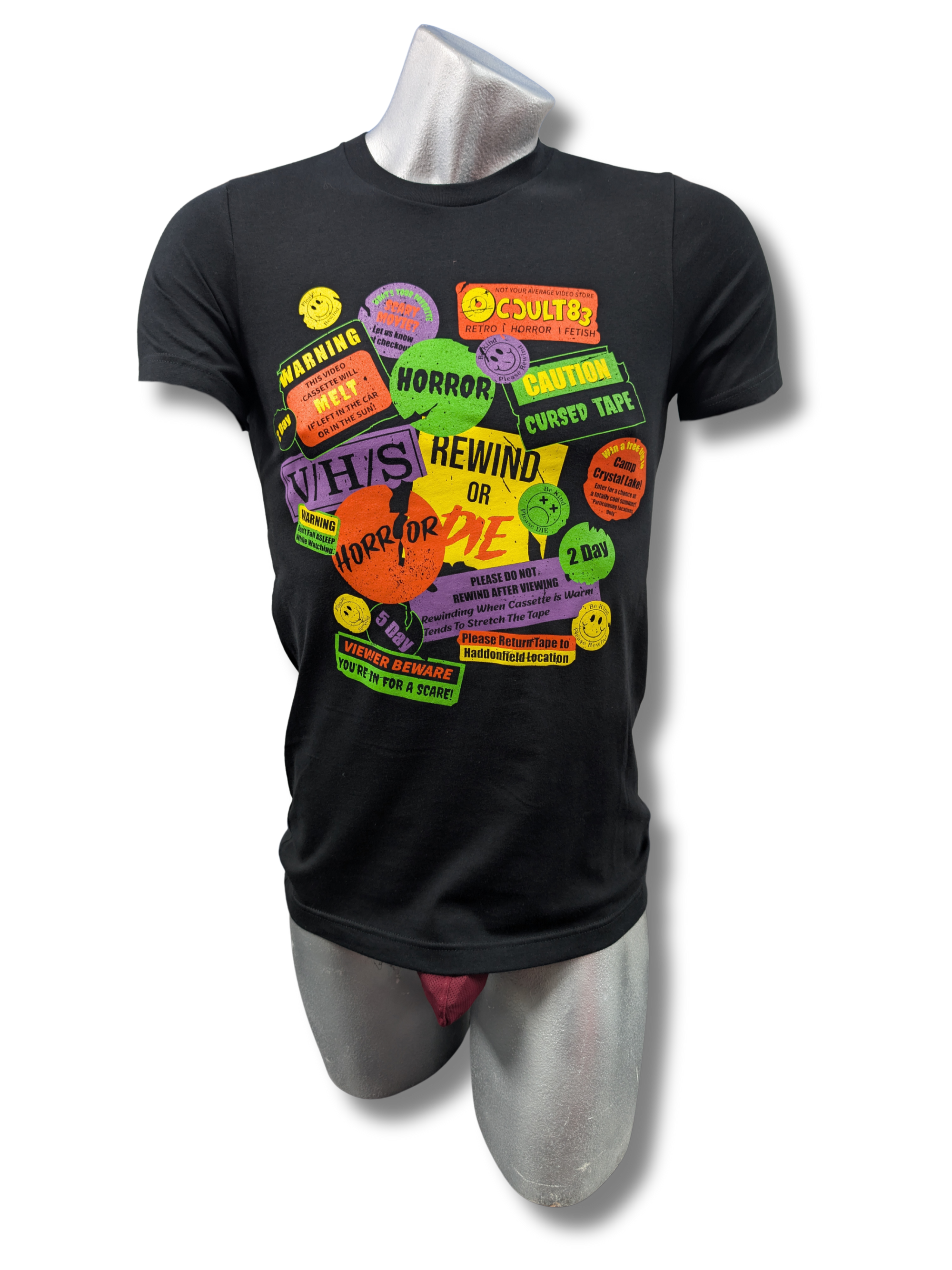 VHS Stickers T-shirt